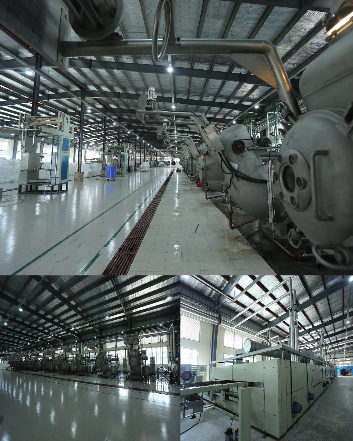 Fabric dyeing facility